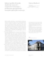 Kabinet grafike Hrvatske akademije znanosti i umjetnosti: formiranje i profiliranje specijalističke muzejsko-galerijske institucije