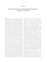 prikaz prve stranice dokumenta Prilog valorizaciji periodizacijske komponente Karamanova opusa
