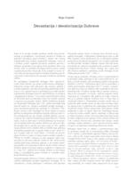 prikaz prve stranice dokumenta Devastacija i devalorizacija Dubrave