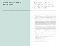 prikaz prve stranice dokumenta Photographs of Medical Casuistry in the Croatian Journal Liječnički vjesnik from 1877 to 1949